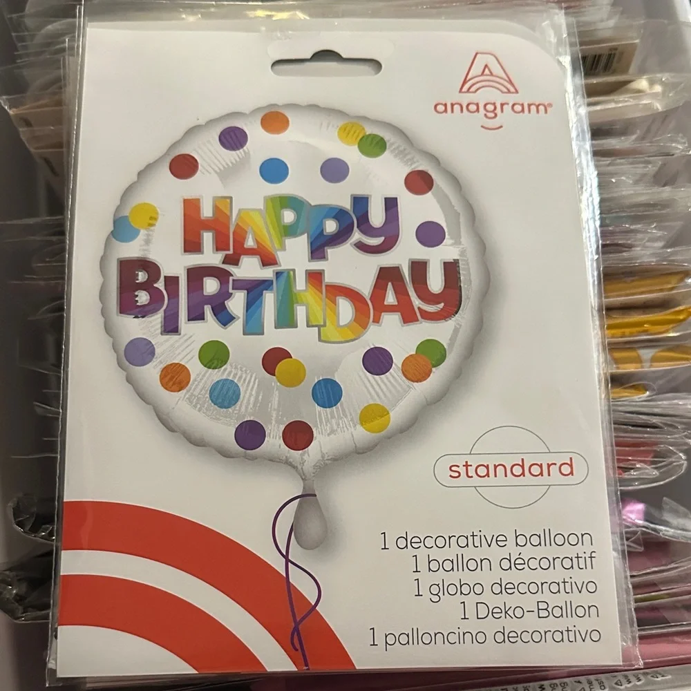 Happy Birthday Balloon - Multicolor